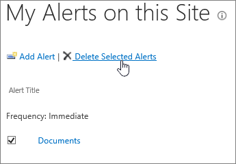 حذف  Alert در شیرپوینت